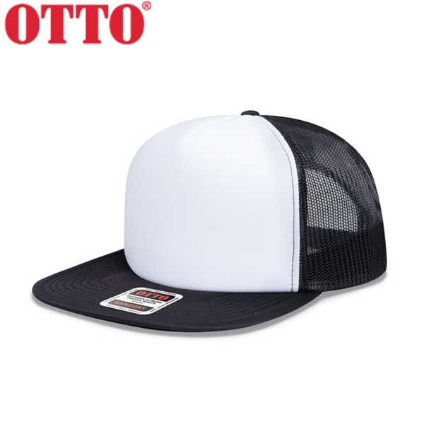 OTTO CAP オットー キャップ 5 Panel High Crown Mesh Back Trucker Snapback Hat 2-Tone サムネイル