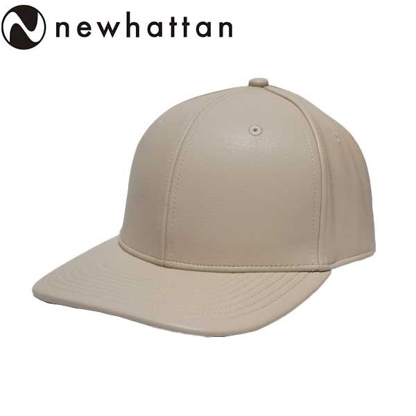 NEWHATTAN ニューハッタン BB Cap  PUレザー フェイクレザー  サムネイル