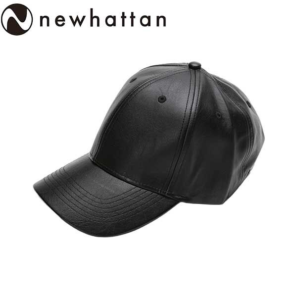 NEWHATTAN ニューハッタン Baseball Cap  -PU- フェイクレザー サムネイル