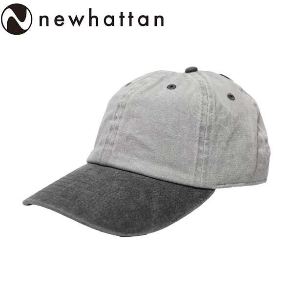 NEWHATTAN ニューハッタン Baseball Low Cap -pigment dyed two tone（Grey） サムネイル