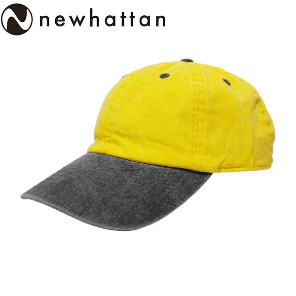 NEWHATTAN ニューハッタン Baseball Low Cap -pigment dyed two tone（Yellow） サムネイル