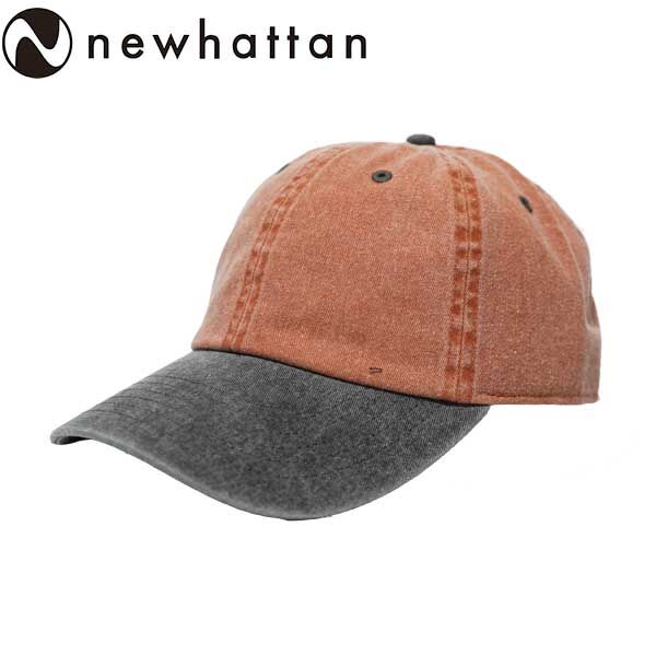 NEWHATTAN ニューハッタン Baseball Low Cap -pigment dyed two tone（Orange） サムネイル