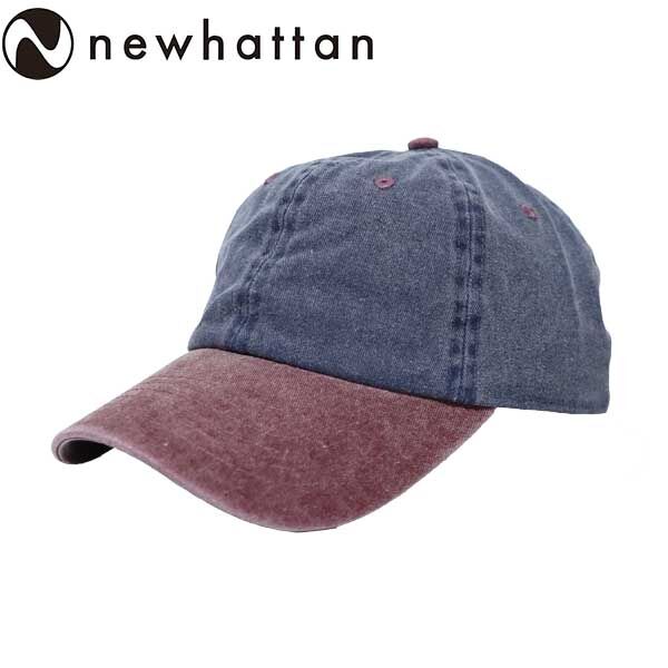 NEWHATTAN ニューハッタン Baseball Low Cap -pigment dyed two tone（Blue） サムネイル