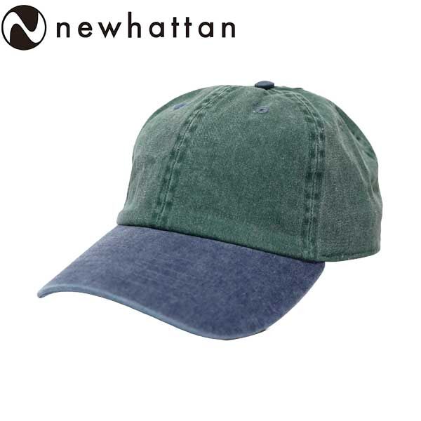 NEWHATTAN ニューハッタン Baseball Low Cap -pigment dyed two tone（Green） サムネイル