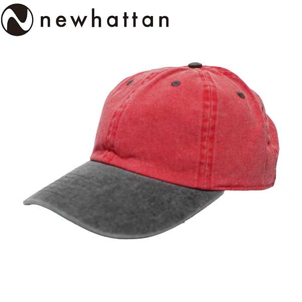 NEWHATTAN ニューハッタン Baseball Low Cap -pigment dyed two tone（Red） サムネイル