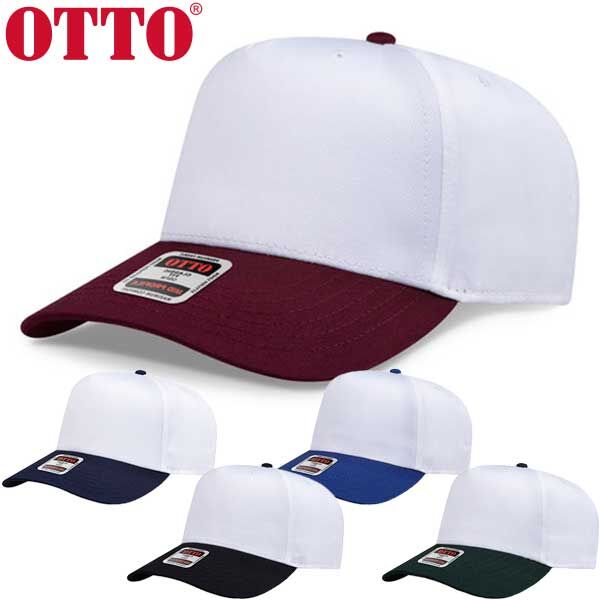 OTTO CAP オットー キャップ 5 Panel Mid Profile Baseball Cap 2-Tone（White） サムネイル