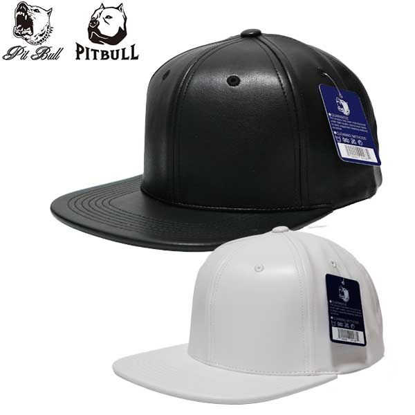 Pit Bull ピットブル Leather Snapback Hats サムネイル
